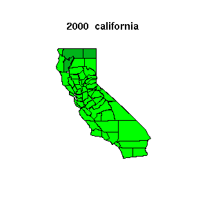 california map 2000