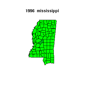 mississippi map 1996