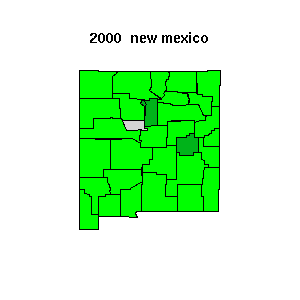 newmexico map 2000