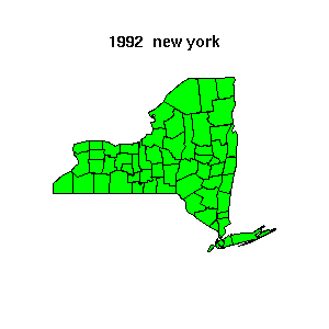 newyork map 1992