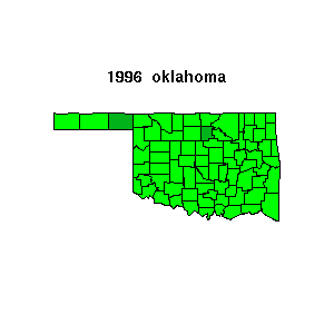 oklahoma map 1996