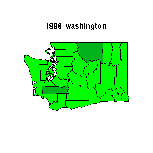 washington map 1996
