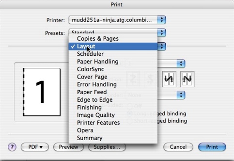 choose printer