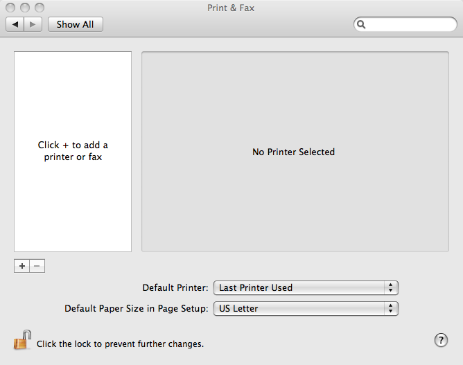 printer add