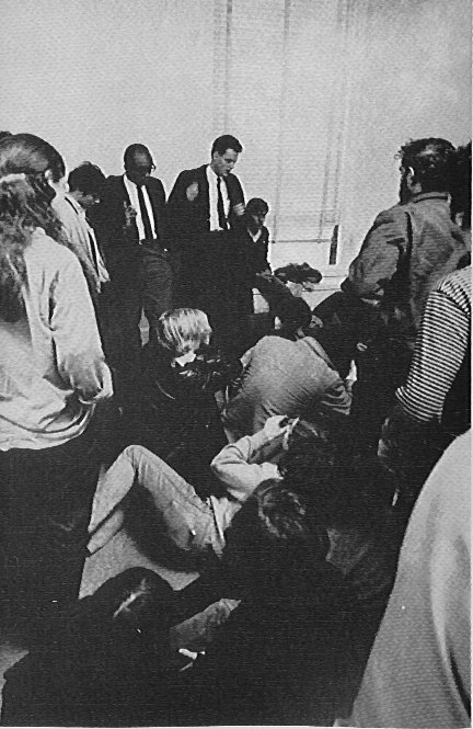 Professor Orest Ranum in the President's Office, Low Library, April 1968