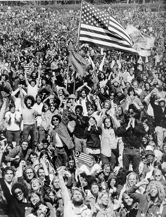 Washington DC anti-Vietnam-war demonstration, late 1960s or early 70s