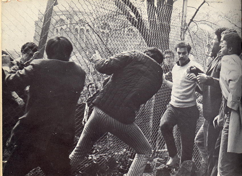 Columbia University 1968 - Morningside Park Gym Site, April 23