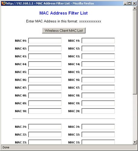 How To Disable Mac Address Filtering On Your Wireless Router