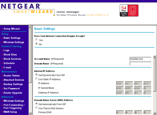 netgear router login