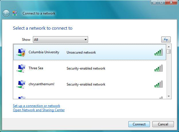 Setting Up A Network Windows Vista