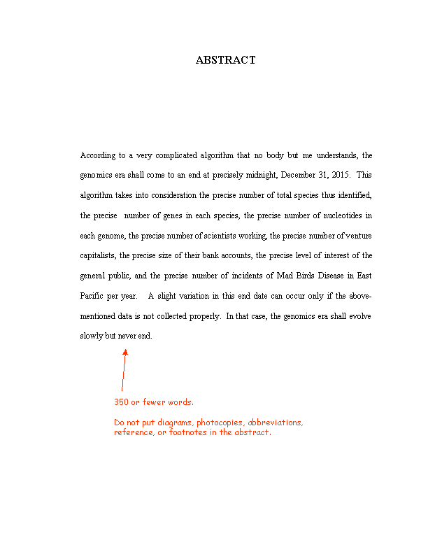 abstract of the thesis