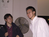 Young and Chin share a laugh