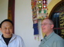 Ken, Joe, Pagoda on way to west side of reserve KIF_0483