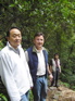 Ken, Jerry, Director Li on trail KIF_0348