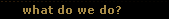 What do we do?