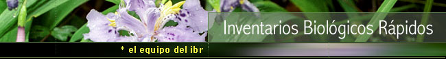 Inventarios Biol&oacute;gicos R&aacute;pidos: el equipo del ibr