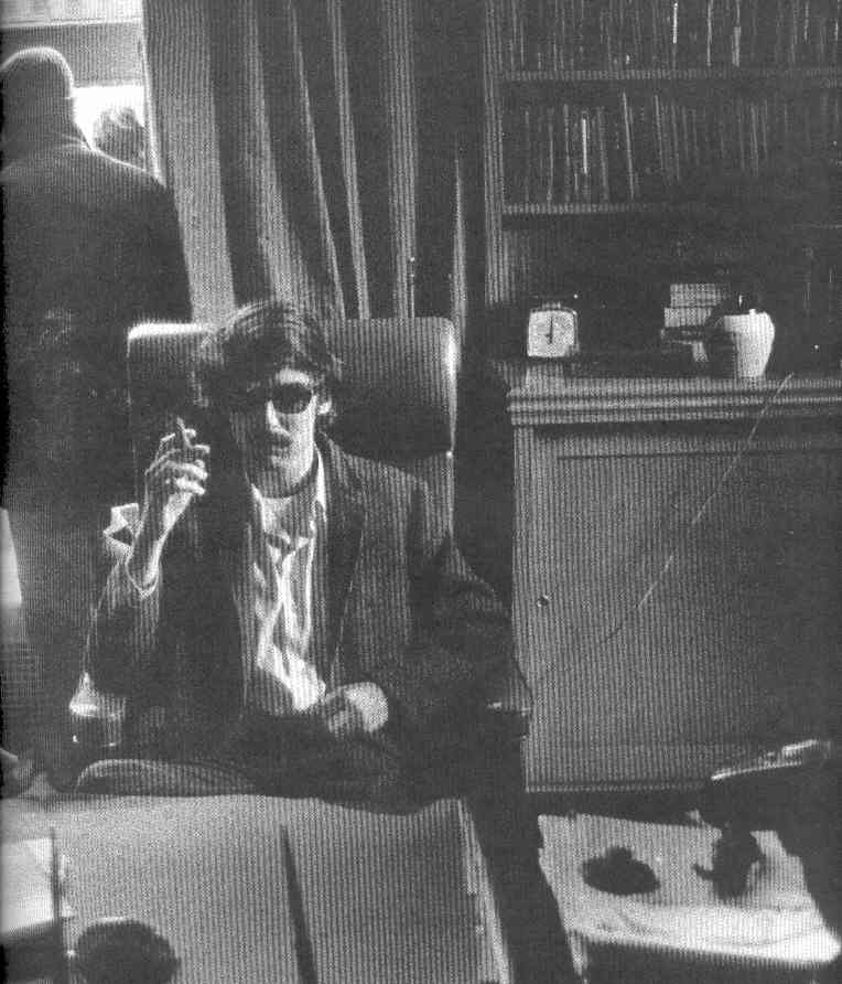 Columbia University 1968 - Student smoking President's cigar
