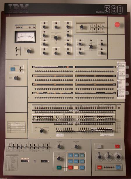 IBM 360/50 control panel