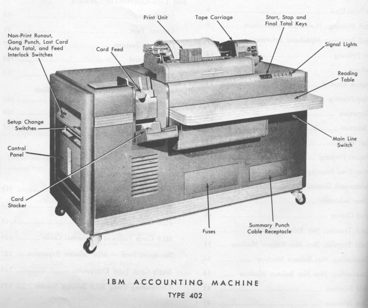 IBM 402 accounting machine