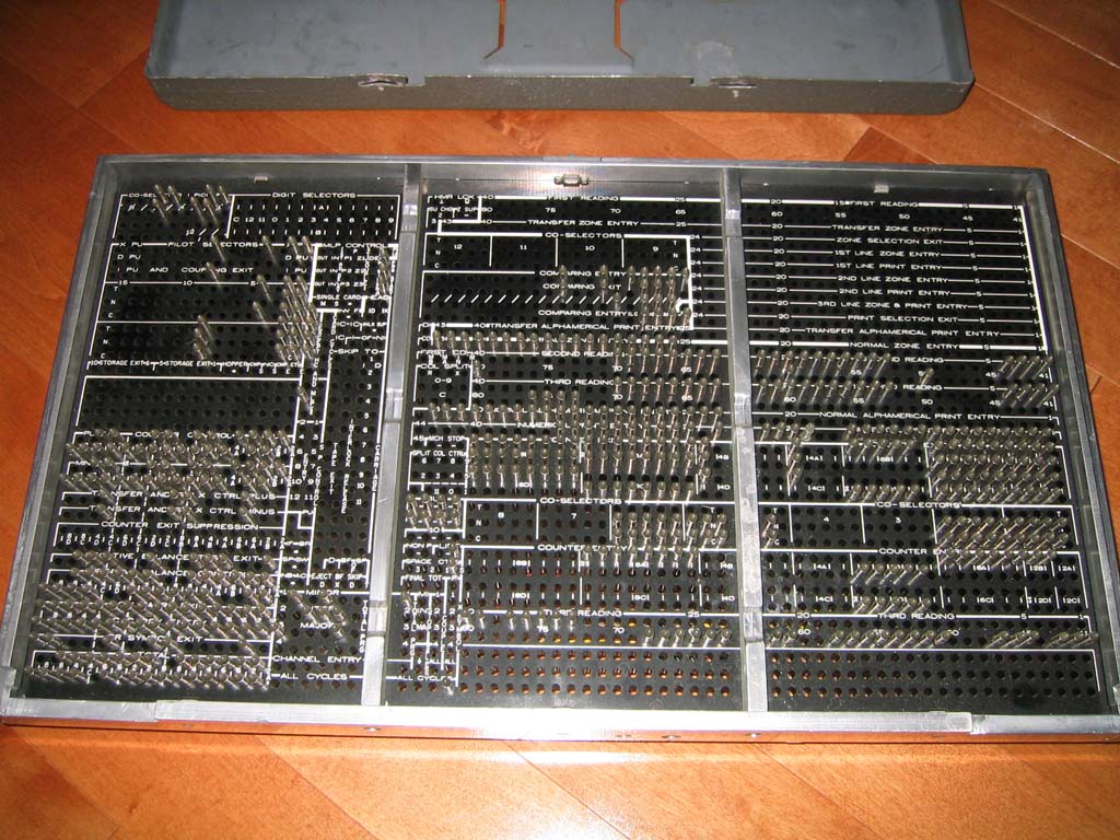 IBM 402 plugboard