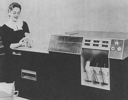 IBM 609 in use