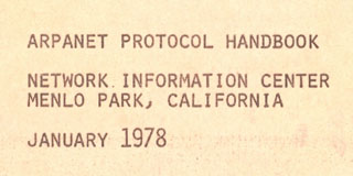 ARPANET Protocol Handbook