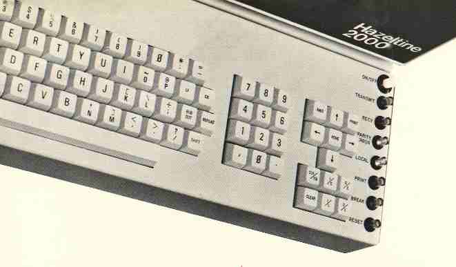 Hazeltine 2000 keyboard