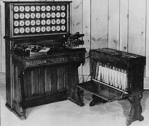 Hollerith 1890 Census tabulator