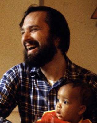 Howard and my son Peter, 1978