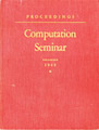 IBM Computation Seminar 1949 Proceedings