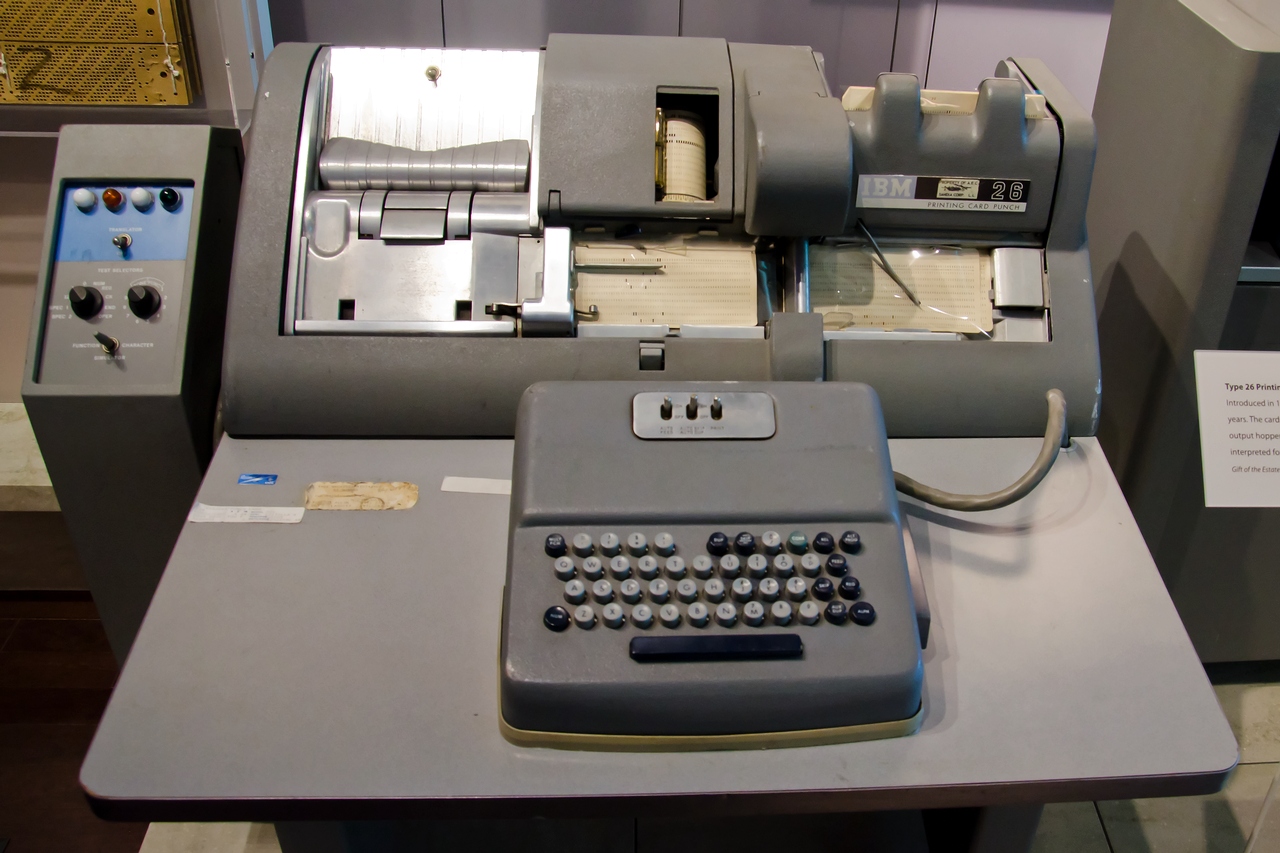 The IBM 029 Card Punch