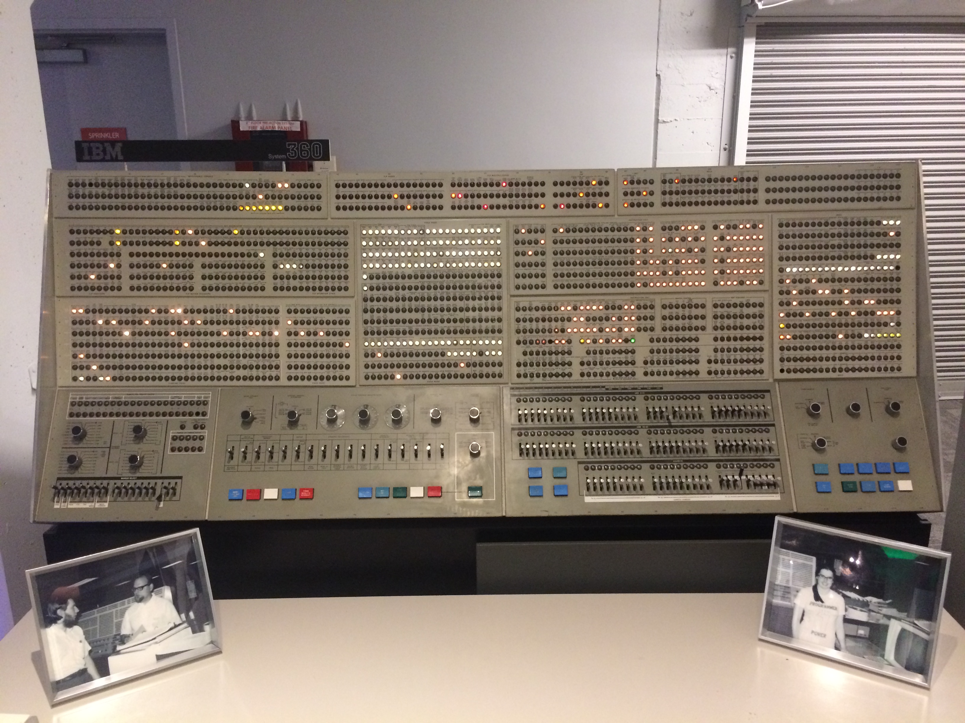 360/91 console at the Living Computer Museum