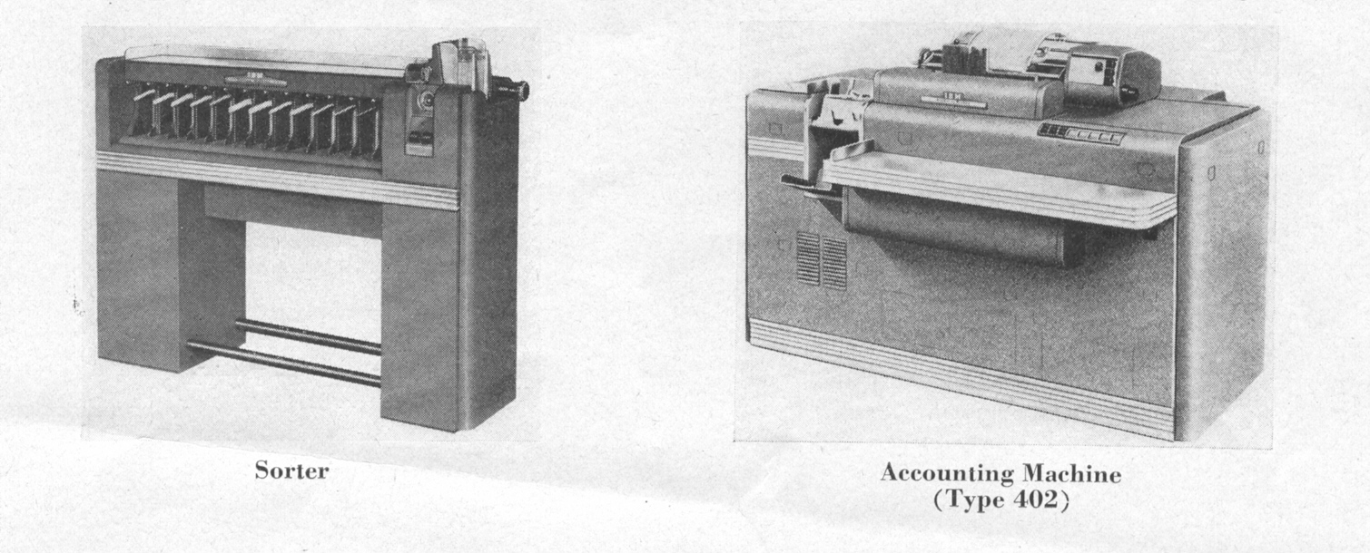 Sorter and Accounting Machine