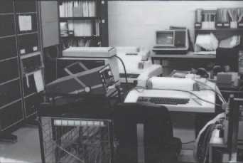 Columbia U PDP-11 machine room 1976