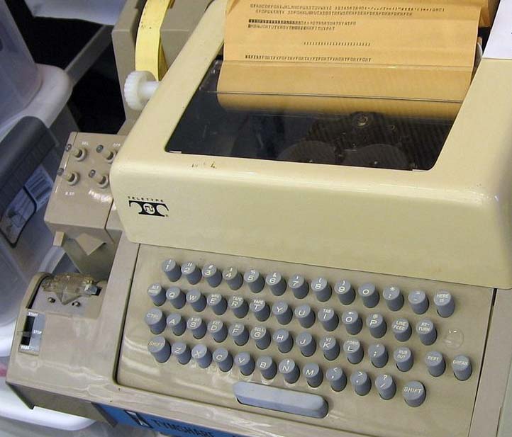 Teletype keyboard
