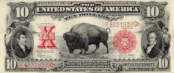1890 US banknote