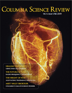 Columbia Science Review's Fall 2009 Issue
