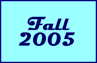 CSSS Past Events: Fall 2005