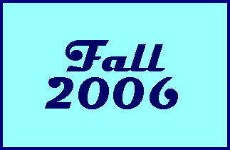 CSSS Past Events: Fall 2006