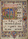 Antiphonal, Perugia, Italy, 1473.
Manuscript on parchment, 171 leaves RBML, Plimpton MS 41. Gift of George Arthur Plimpton, 1936