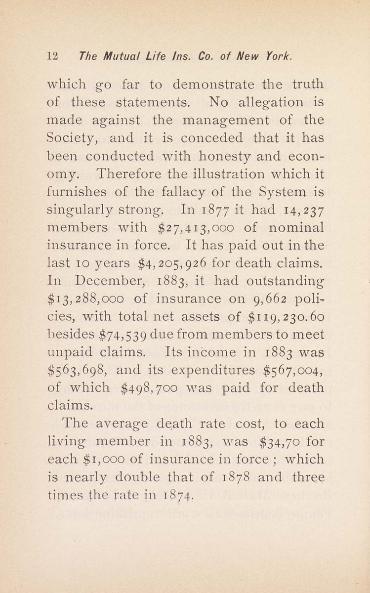Columbian Mutual Life Insurance Company Death Claim