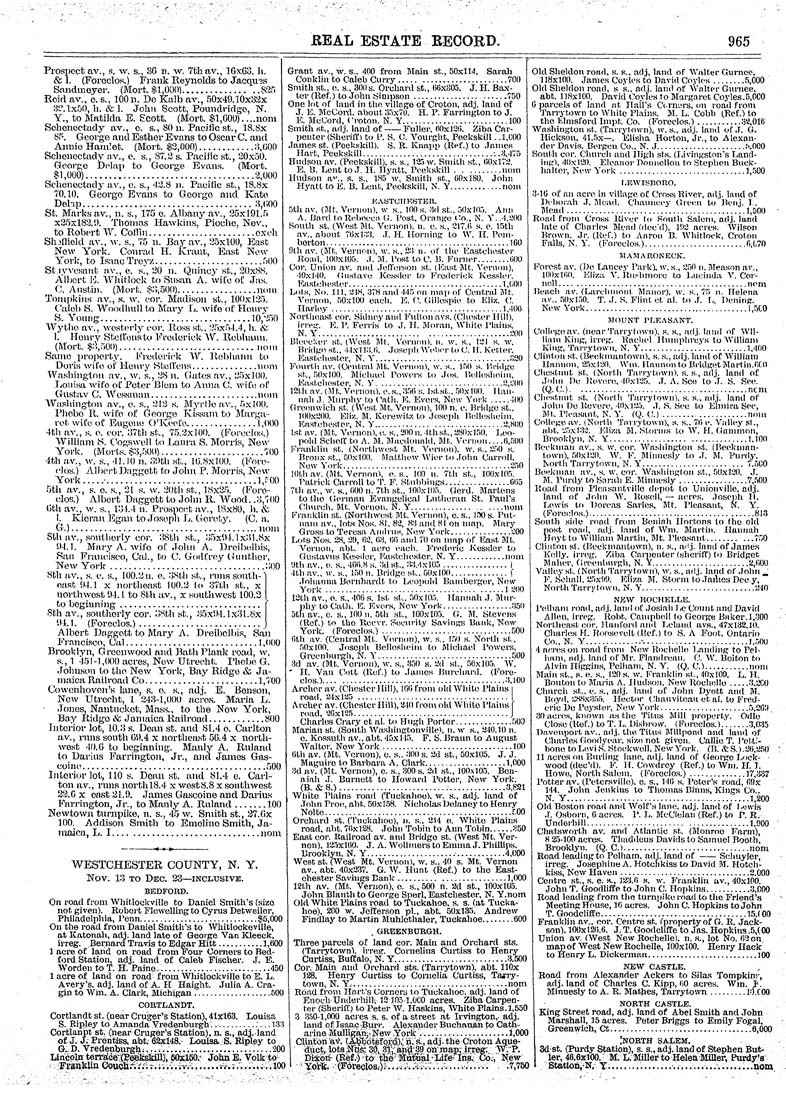 Columbia University Libraries Real estate record and builders' guide