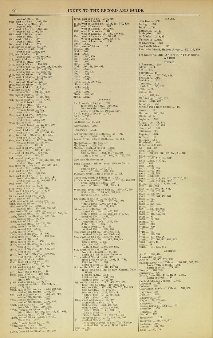 Columbia University Libraries Real Estate Record And Builders Guide V 43no 1086 Jan 5 1889 No 1111 June 29 1889