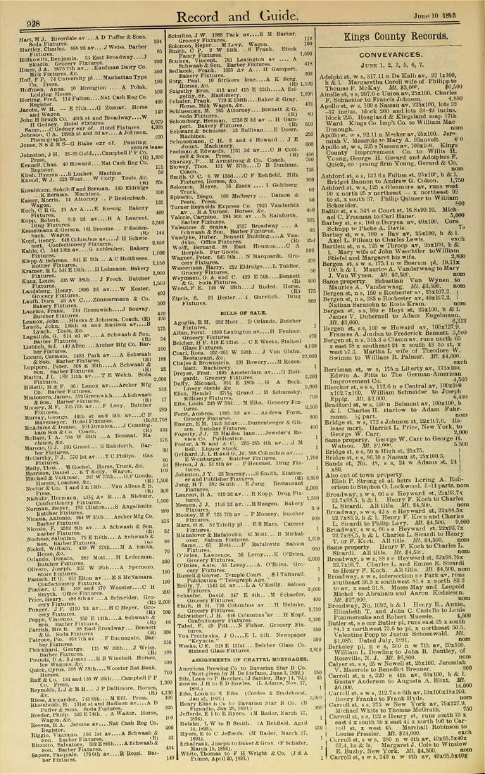 Columbia University Libraries Real Estate Record And Builders Guide V 51no 1295 Jan 7 1893 No 1319 June 24 1893