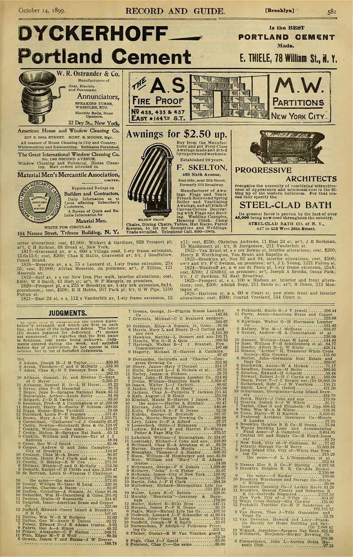 Columbia University Libraries Real Estate Record And Builders