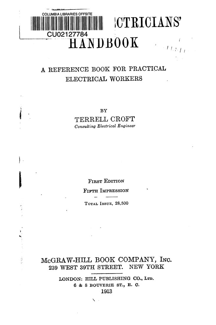 American electricians' handbook