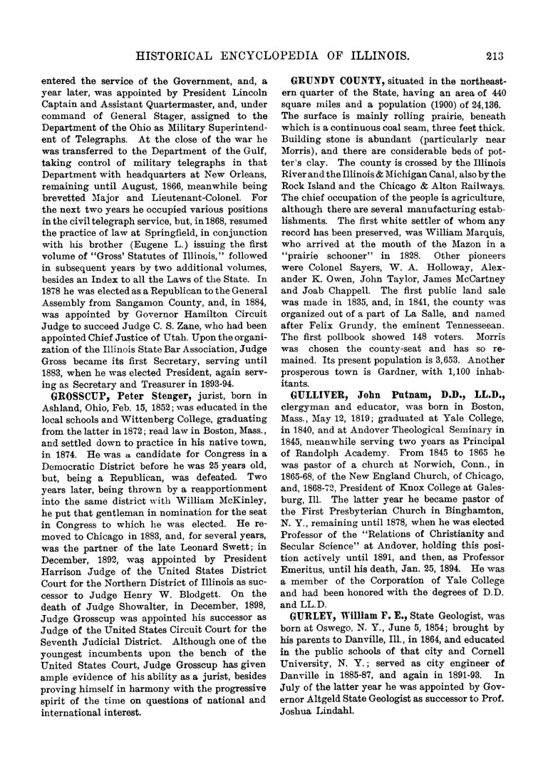 Columbia University Libraries Historical encyclopedia of Illinois