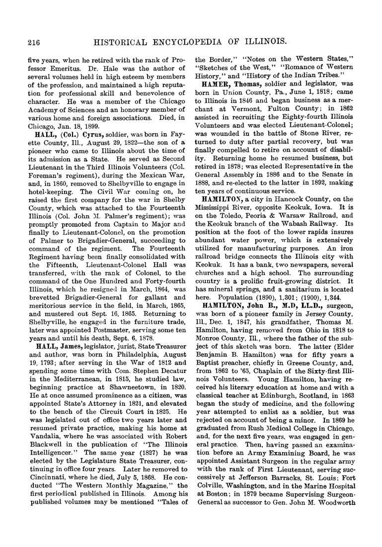 Columbia University Libraries Historical encyclopedia of Illinois