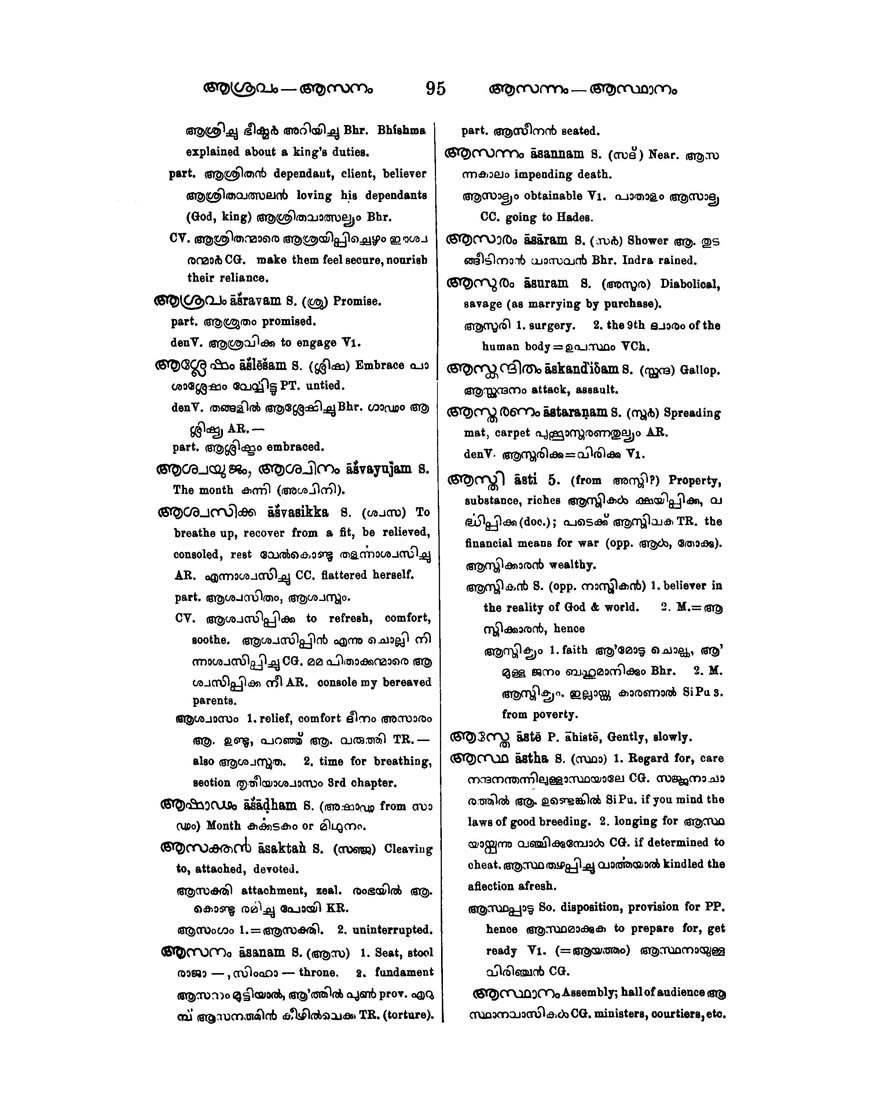 Columbia University Libraries A Malayalam And English Dictionary