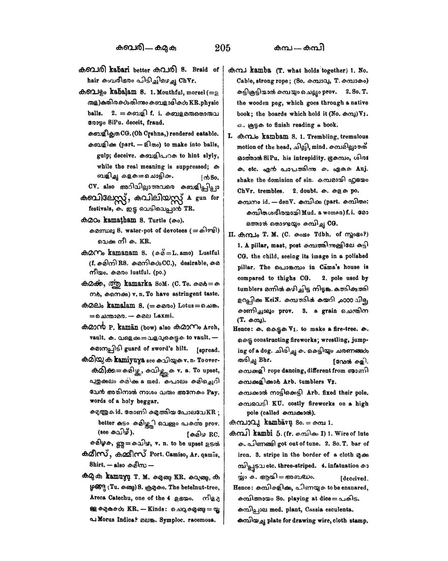 Columbia University Libraries A Malayalam And English Dictionary